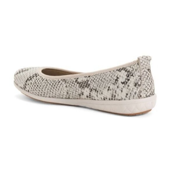 New - TIMBERLAND Leather Ballet Flats Snake Print Women Size 5.5 - Picture 8 of 14